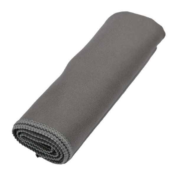dark-grey Qelita TW10 polyester sport towel 14x30 inch eco-dye design