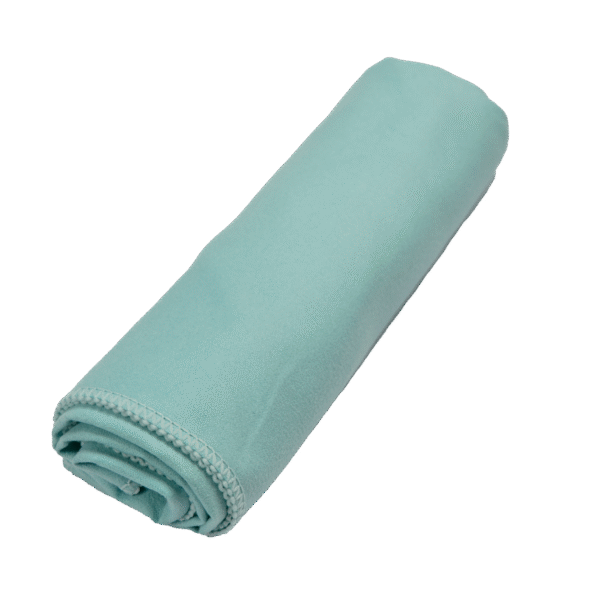 tiffany-blue Qelita TW10 polyester sport towel 14x30 inch eco-dye design