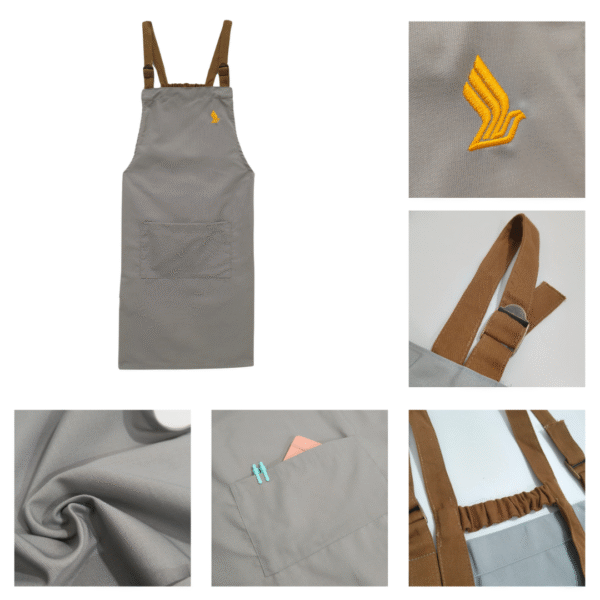 custom logo apron for SIA
