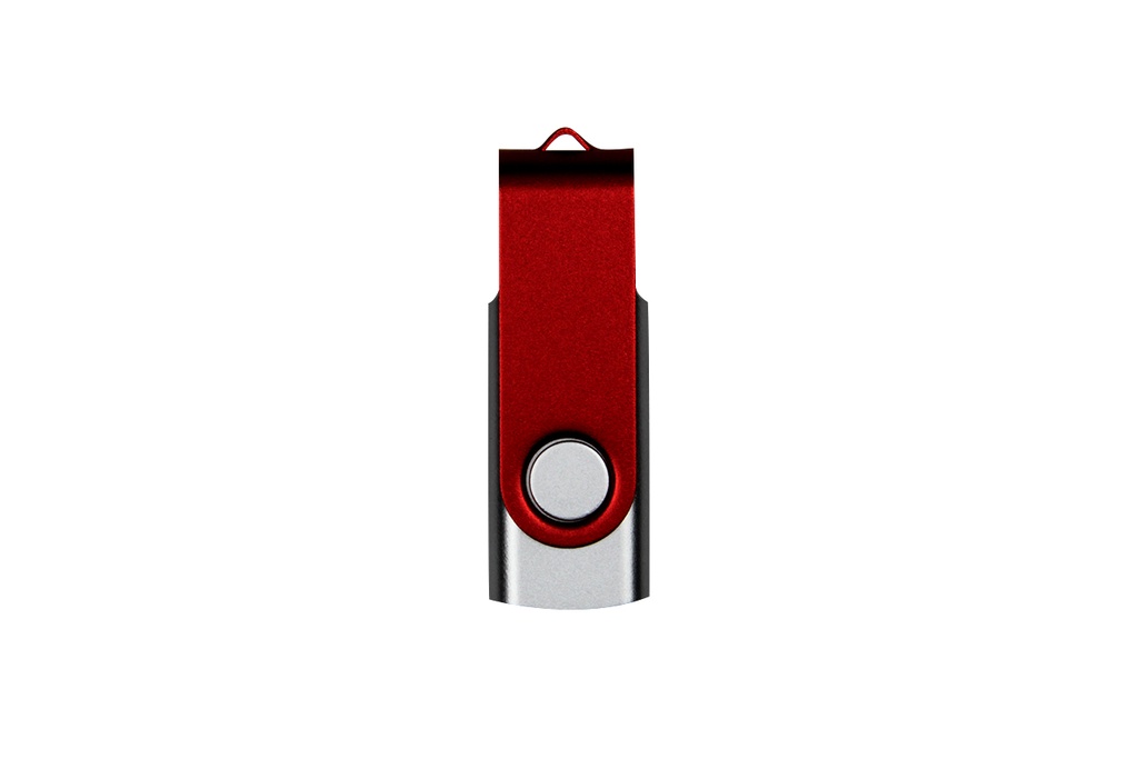 EZ398 16GB Swivel USB Flash Drive with aluminium body- Red