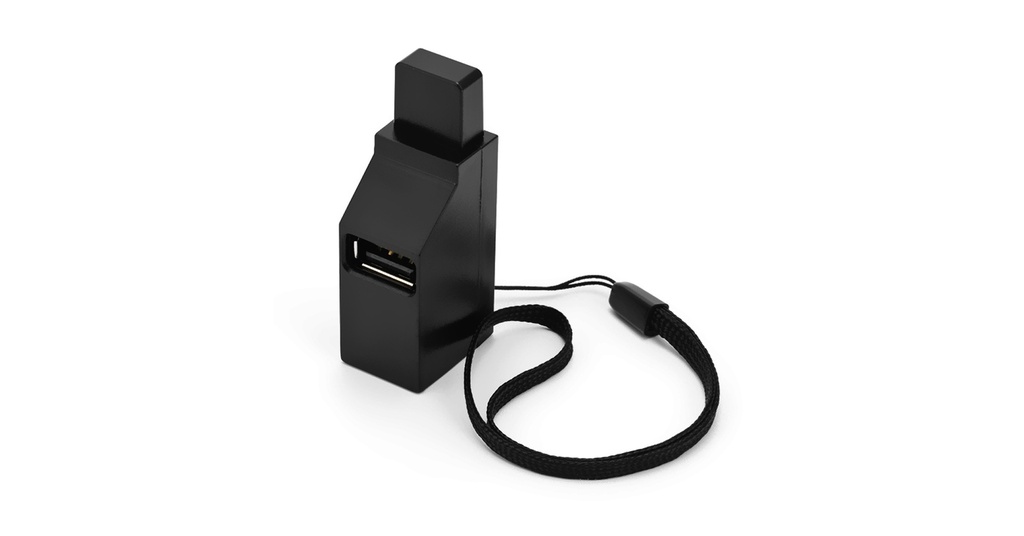 EZ474 NEBULA USB Hub with 3 USB 2.0 ports- Black