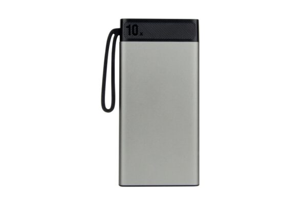 G65 NEO 10000mAh fast charging power bank with dual output and LED indicators- Grey