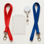 Custom ID accessories in Singapore – lanyards, badge holders, and retractable reels