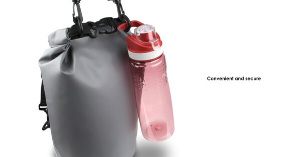 830ml PET drink bottle with flip lid and side handle- Convenient and secure