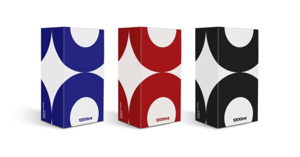 1200ml big drink tumbler with straw and screw-on lid- Packaaging