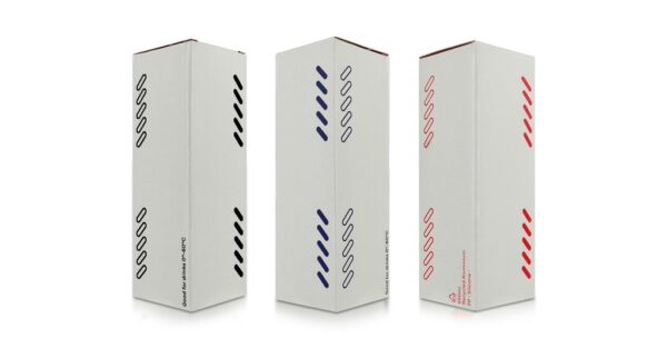 650ml recycled aluminium drink bottle with silicone strap- Packaging