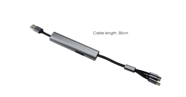 SG122 TRINKET Charging Cable for Fast Multi-Device Charging- Cable length