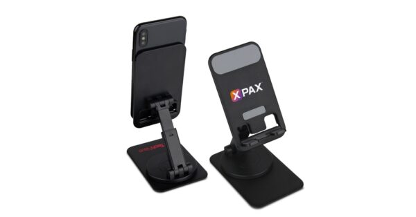 SG129 SENSA Phone Holder – Adjustable & Foldable Stand- With logo