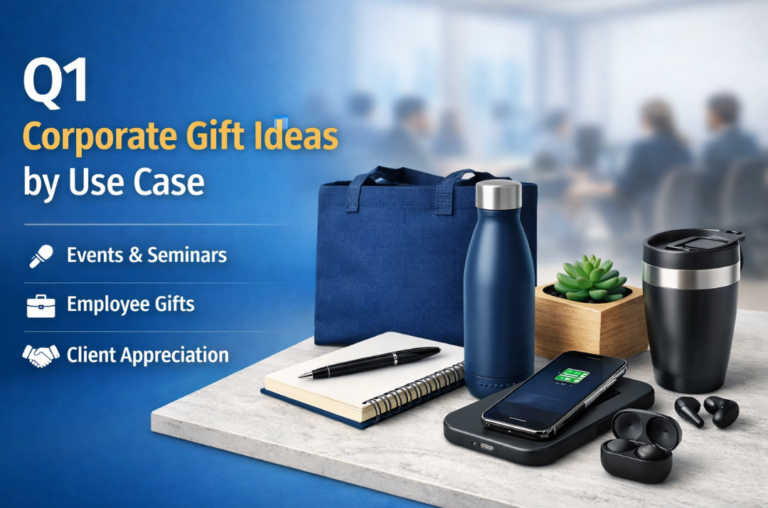 Q1 corporate gift ideas Singapore illustrated by use case, including event gifts, employee gifts and client appreciation items
