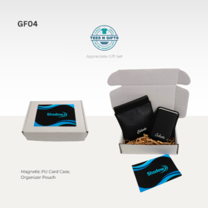 Personalised MagSafe Card Case & Organizer Pouch Gift Set – GF04
