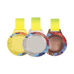 Custom Metal Award Medal 65mm (Gold, Silver, Bronze) – MM11