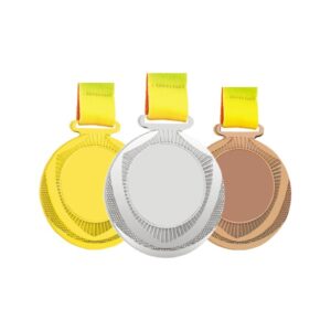 Prestige Custom Metal Medal 65mm (Gold / Silver / Bronze) MM13