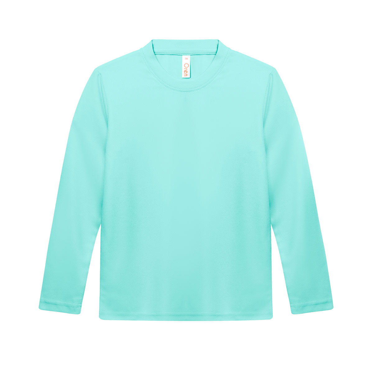 kids quick dry long sleeve t-shirt Singapore QD88-tiffany blue