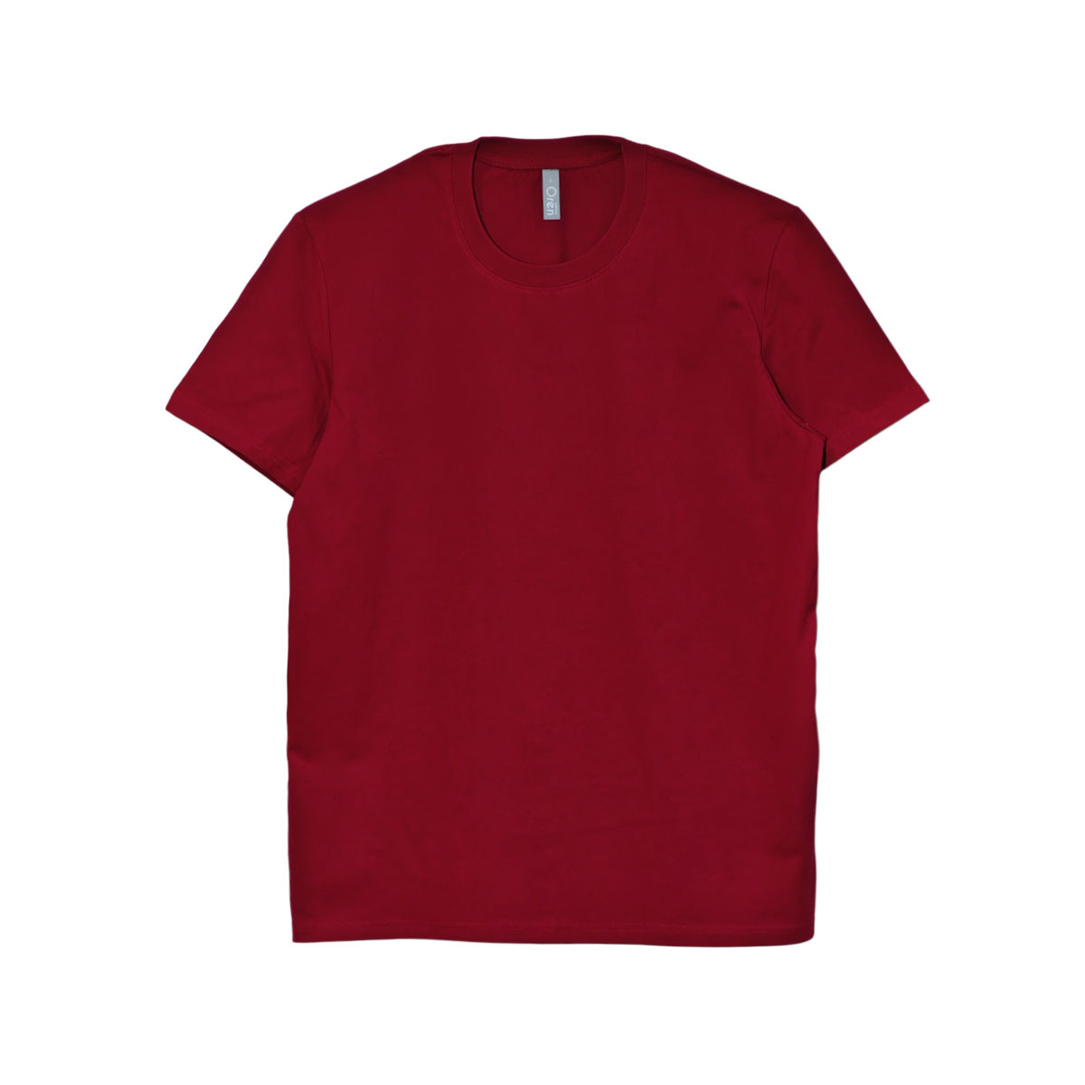 210GSM Combed Cotton T-Shirt Singapore RN71-maroon