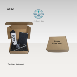 Personalised Tumbler & Notebook Gift Set with Name – GF12