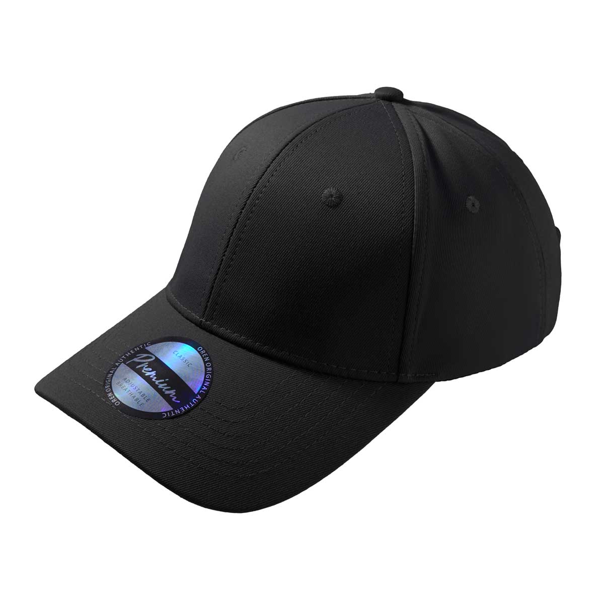 Polyester Baseball Cap CP28-black