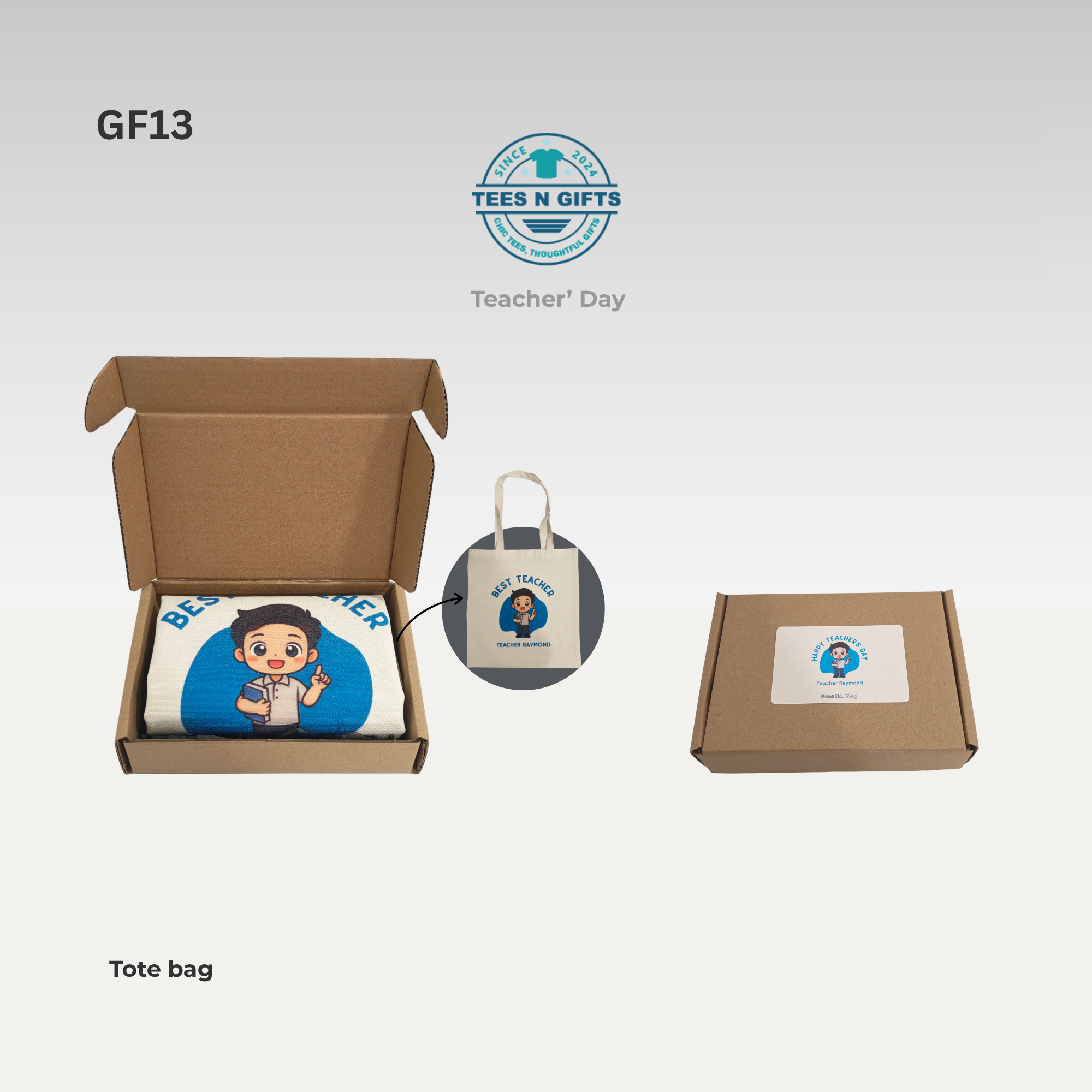 Personalised Tote Bag Gift Set