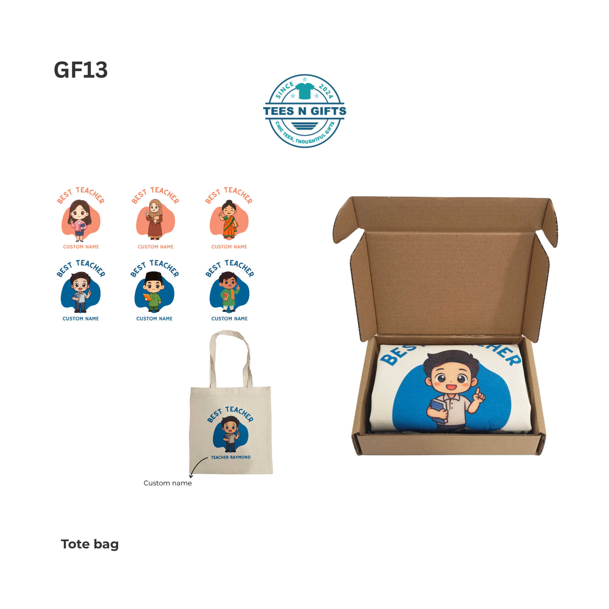 Personalised Tote Bag Gift Set-1