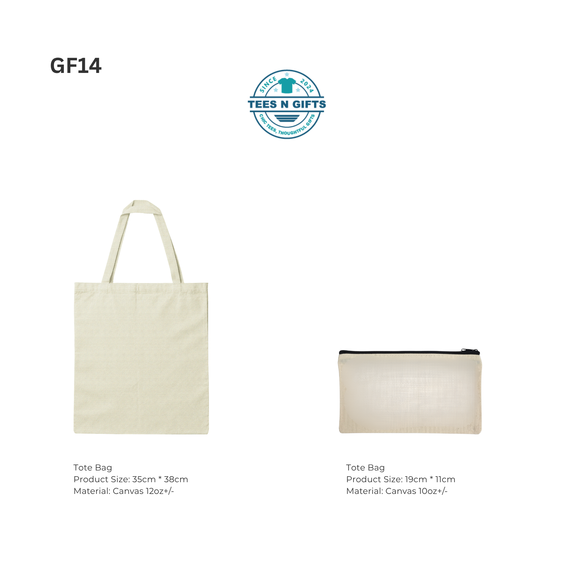 Personalised Tote Bag and Pouch Gift Set-3