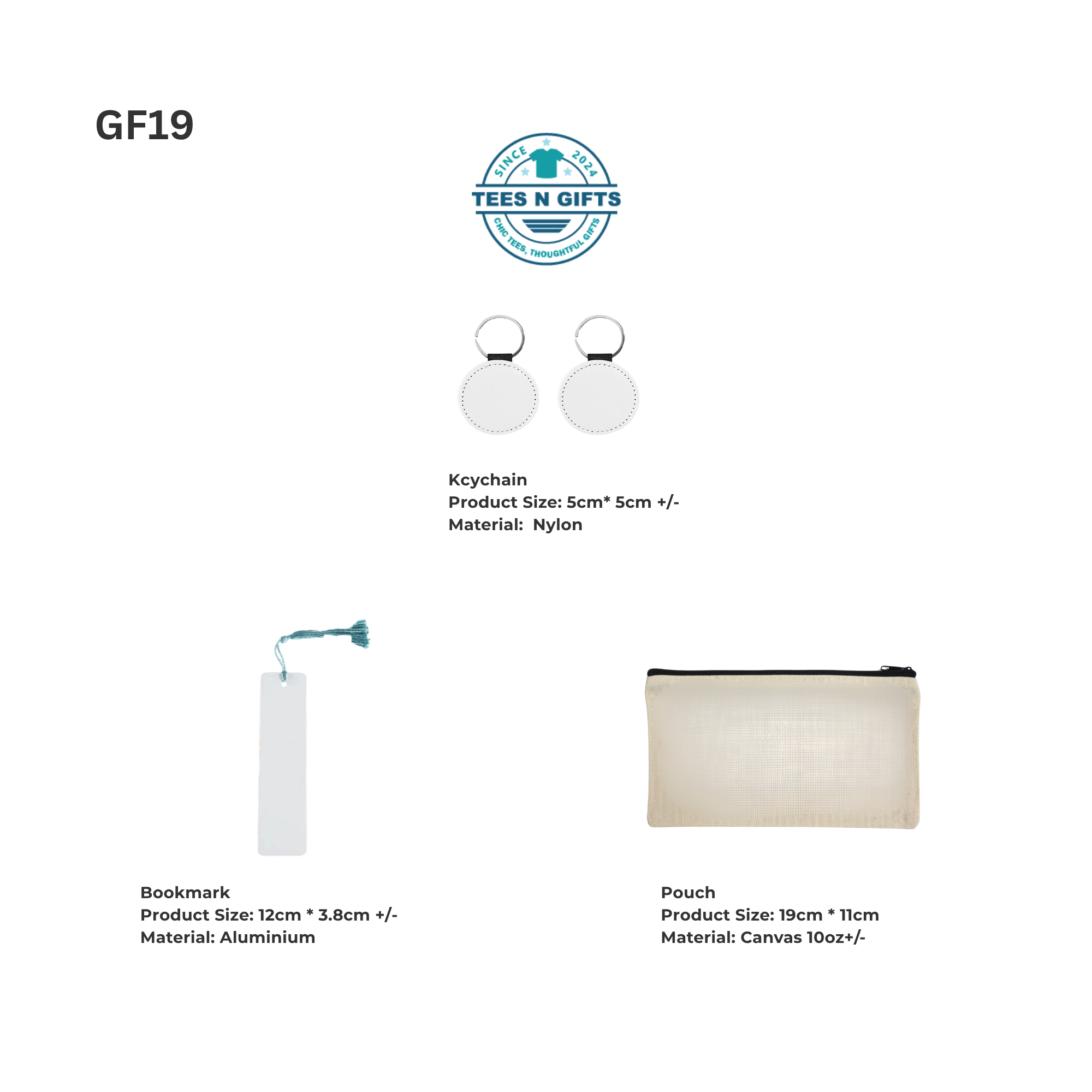Personalised Bookmark Keychain Pouch Gift Set Singapore-4