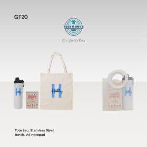 Personalised Bottle, Notepad & Tote Bag Gift Set – GF20