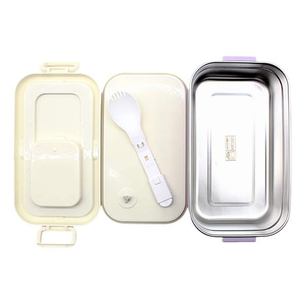 stainless steel food container ce87_open