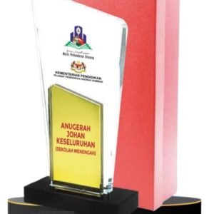 Crystal Plaque – Elegant Crystal Recognition Award SV55