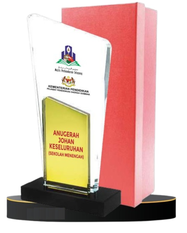 crystal plaque Singapore SV55