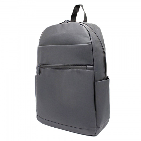 PU leather backpack Singapore bpab_black