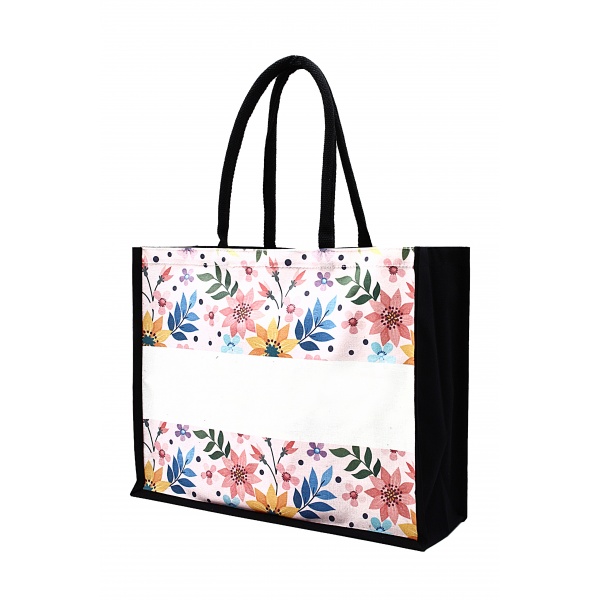 laminated canvas tote bag Singapore cb44_pink