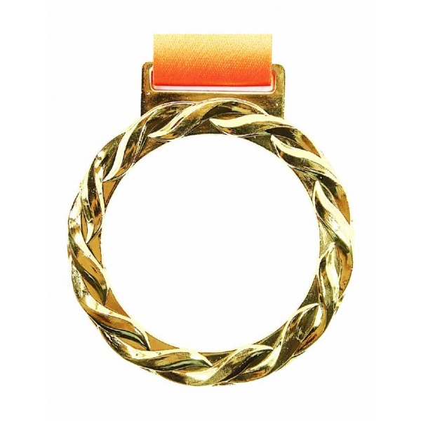custom glass aluminium medal Singapore mm20-gold