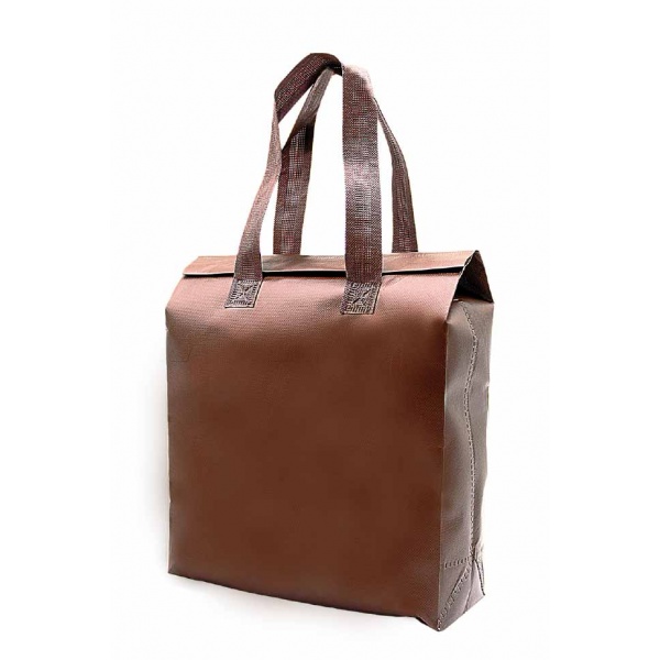 insulated non woven bag Singapore nw32-brown