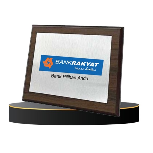 wooden acrylic plaque singapore sv04
