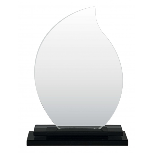 crystal plaque award singapore sv0600a-white