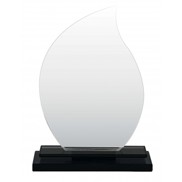 crystal plaque award singapore sv0600b-white
