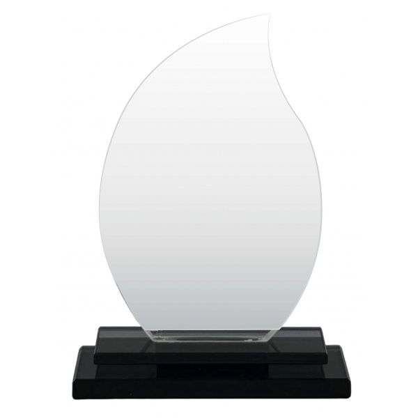 crystal plaque award singapore sv0600c-white