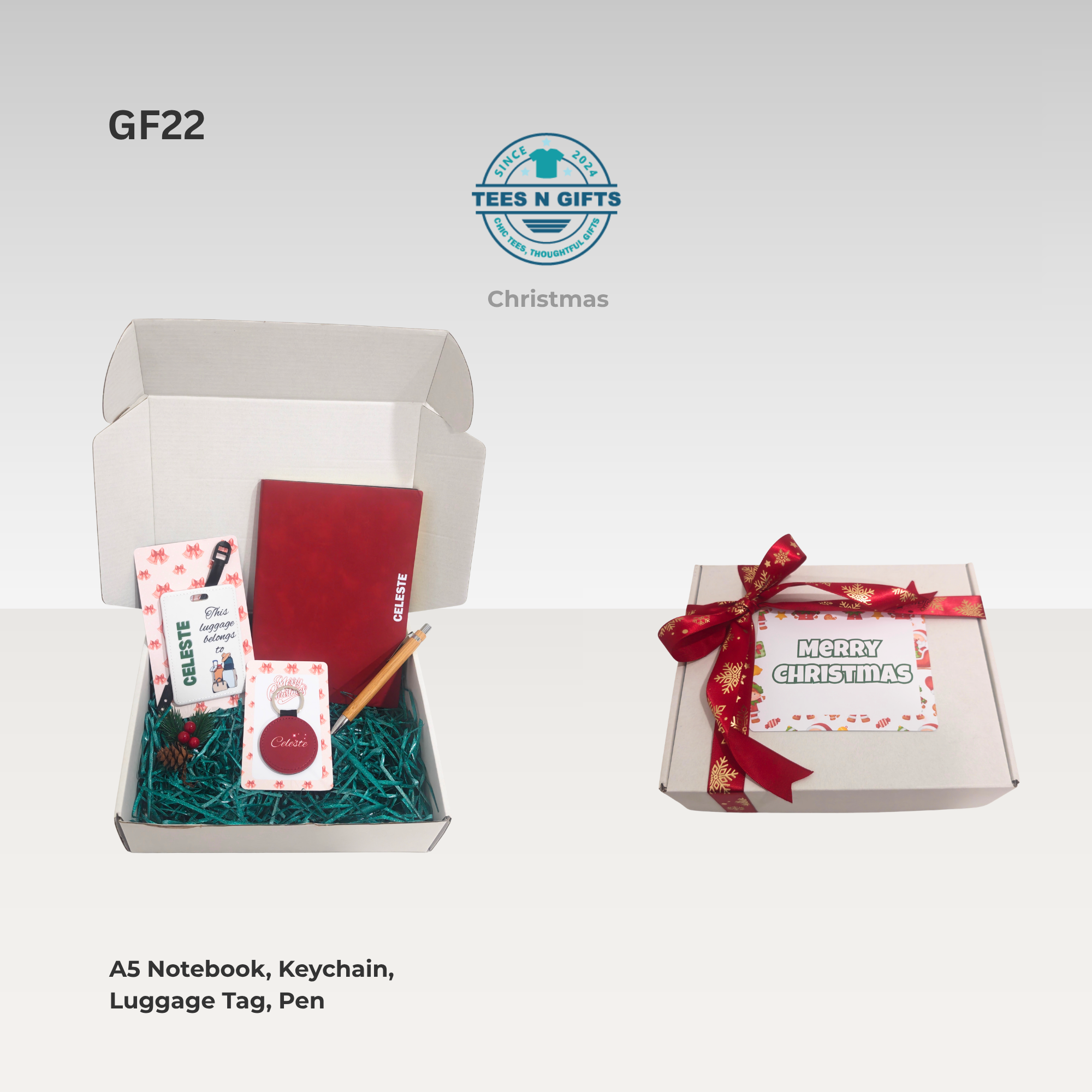 Personalised Notebook Gift Set Singapore