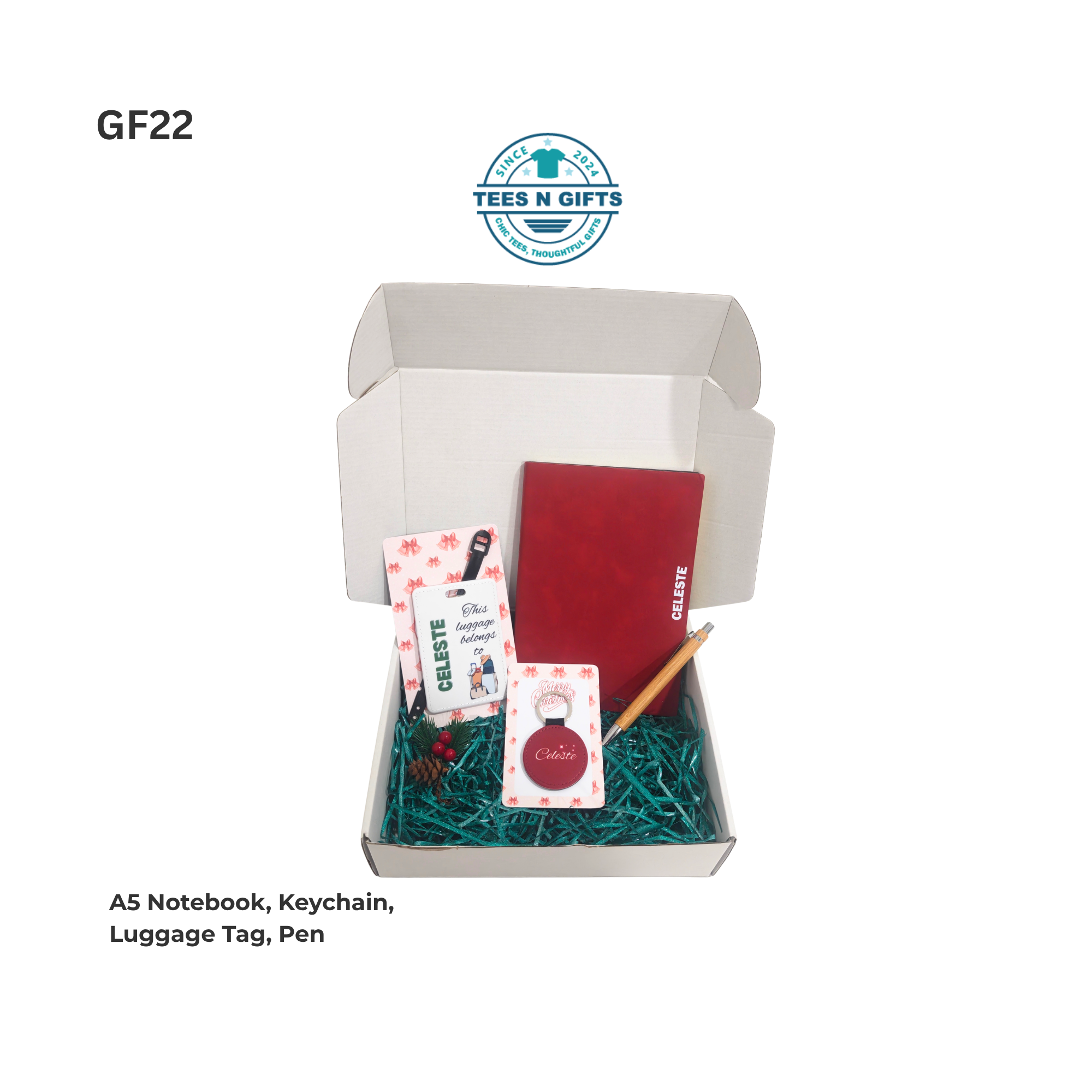Personalised Notebook Gift Set Singapore-1