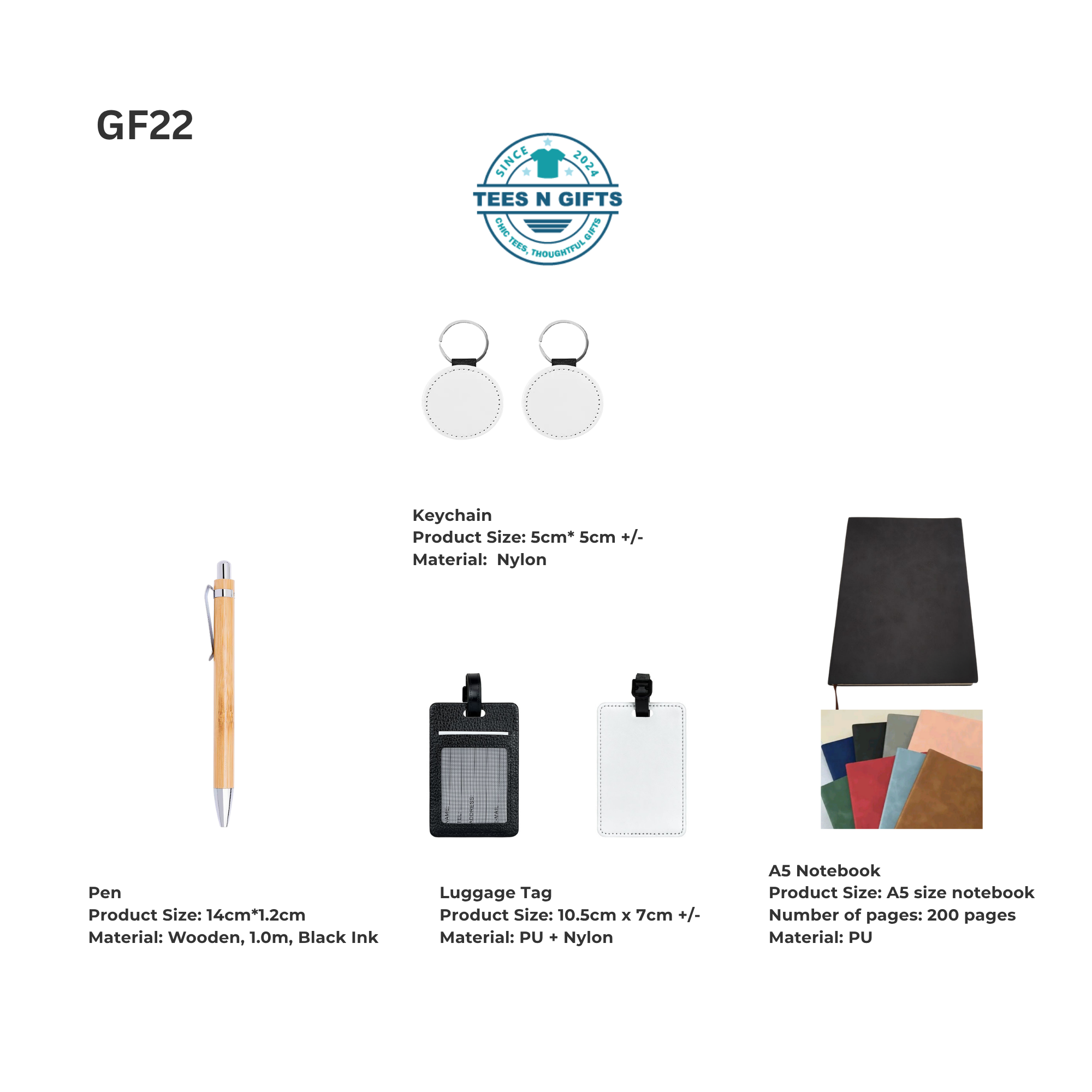 Personalised Notebook Gift Set Singapore-3